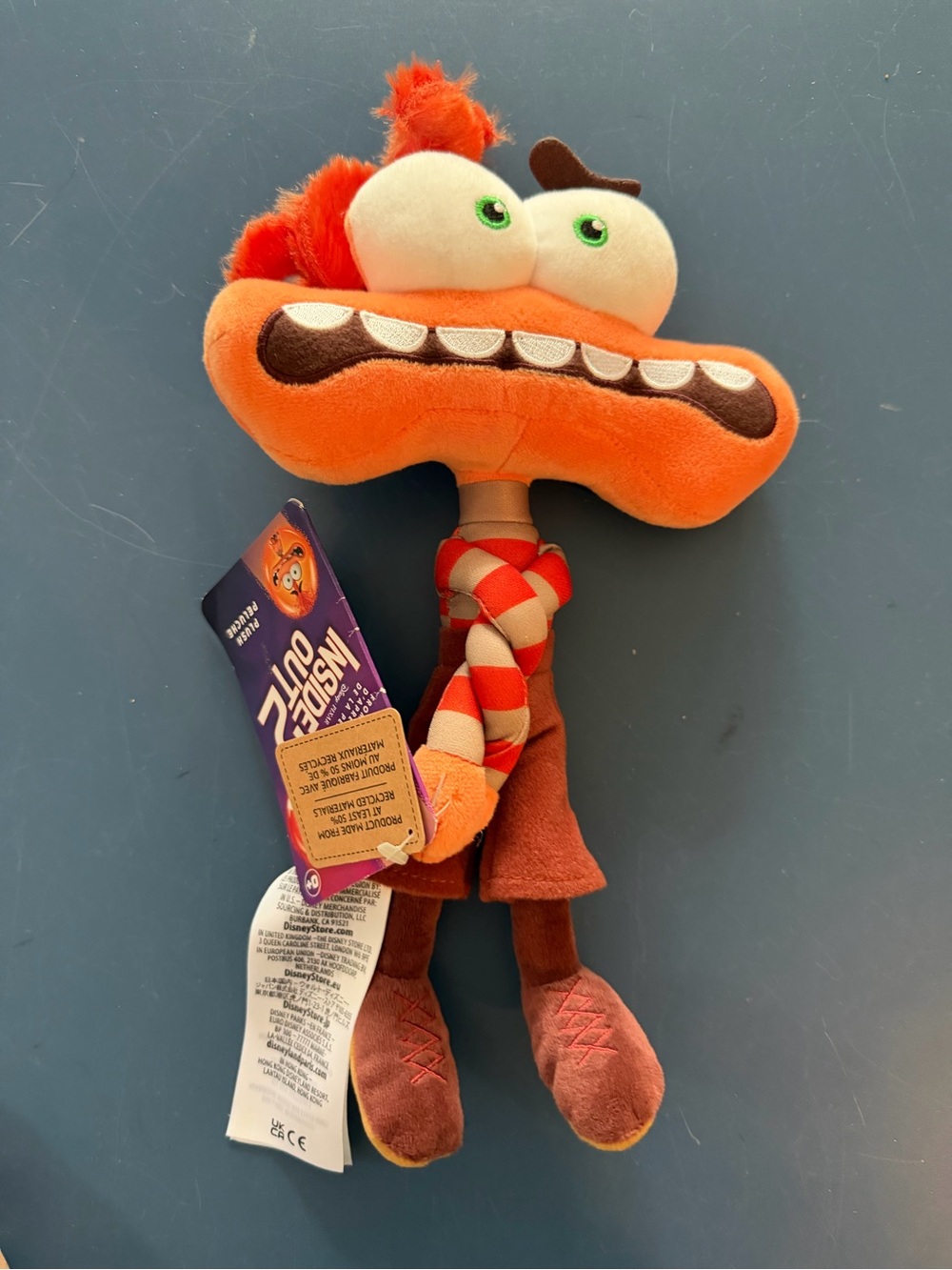 Disney Pixar Inside Out 2 Anxiety Plush - NWT 12”